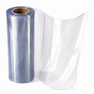 Rollo de Película de PVC Transparente de 0.1-3mm, Lámina de Vinilo Flexible de Alto Brillo para Protección de Mesas y Muebles, Ancho Personalizado - Product Image 1