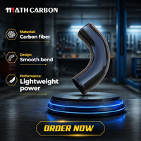 Tubo de Fibra de Carbono Seca Mathcarbon - Tubo Ligero Personalizado Resistente a Altas Temperaturas, Grosor Personalizado, Opciones de Color y Logotipo
