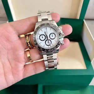 High Quality 40mm Blue Panda CleanF 116509 904L Stainless Steel Mechanical Watch DD4130 Movement 12.2mm Sport Diver Charm - Product Image 1