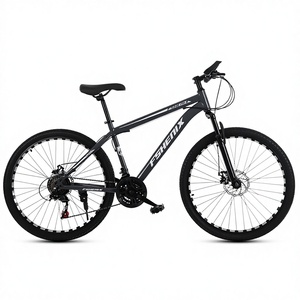 <span class=keywords><strong>Bicicleta</strong></span> de Montaña Económica para Adultos, 24/<span class=keywords><strong>26</strong></span> Pulgadas, 21 Velocidades, Frenos de Disco Dobles, Llanta de Aluminio, Pedales Ordinarios, Suspensión, Modelo Cross-Country - Product Image 1