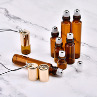 Flacons compte-gouttes en verre vides et portables de 1 ml, 2 ml, 3 ml, 4 ml, 5 ml pour échantillons d'huiles essentielles et de parfums