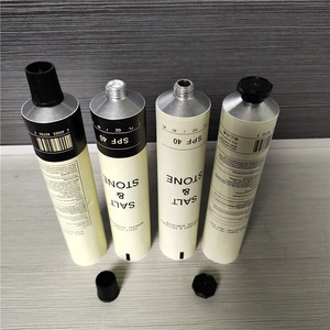 Tubos plegables con tapa de aluminio Cosméticos Tubo de metal suave 50ml 80ml <span class=keywords><strong>Primer</strong></span> Paquete sin plástico Protector solar Tubos mate reciclables - Product Image 6