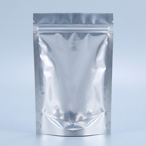 Sac en Mylar personnalisé de qualité alimentaire, résistant à l'humidité, avec fermeture éclair transparente sur le devant, sac plat en plastique PE pour bonbons et en-cas - Product Image 4