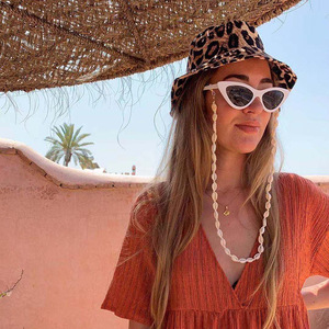 Verano playa Concha Natural mar <span class=keywords><strong>gafas</strong></span> de sol cadenas mujer moda <span class=keywords><strong>gafas</strong></span> de lectura cordón titular Correa cuerda para <span class=keywords><strong>gafas</strong></span> cordones cadena - Product Image 5