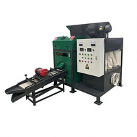 Ligne de recyclage automatique de fil de cuivre Genrytech, directement de l'usine, 200 kg/h, système complet de granulation de câbles usagés, type sec, CE16kw PLC