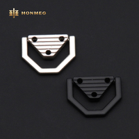 Étiquettes personnalisées en alliage de zinc HONMEO pour vêtements, étiquettes métalliques pour vêtements, étiquettes métalliques pour jeans, étiquette métallique personnalisée