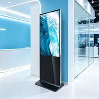 Afficheur publicitaire numérique vertical économique avec entretien facile pour une utilisation en intérieur dans les centres commerciaux et les agences
