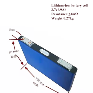 แบตเตอรี่ลิเธียมไอออนแบบแท่งปริซึมชนิดกึ่งแข็ง  ความจุสูง 50C 3.7V 6.9Ah ชาร์จซ้ำได้  แคโทด LiCoO2 - Product Image 2