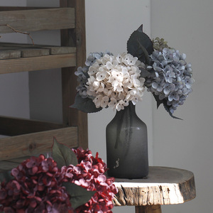 Fleur d'Hortensia Artificielle en Soie Tête d'Hortensia <span class=keywords><strong>Bouquet</strong></span> Décoratif de Table pour la Fête de <span class=keywords><strong>Noël</strong></span> Hôtel Décoration de Mariage - Product Image 4