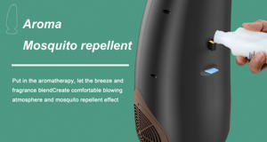 Orka Thuis Kantoor Elektrische Toren Ventilatie Ventilator Zonder Blaas Lucht Zuiveren Moderne Mechanische 4-Speed Plastic Doos Outdoor Hotel - Product Image 3