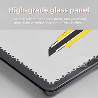 Tablette de dessin ultra-fine publicitaire, cadre lumineux mince, boîte à lumière LED pour affiche, menu, boîte à lumière pour restaurant, bar, centre commercial