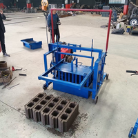 Machine à Briques - Idéale pour les Petites Entreprises et les Fermes + Machine à Blocs de Cendres + Moules Personnalisables pour Briques Creuses/Complètes