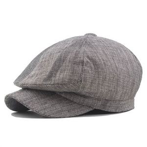 Gorra Octogonal Retro Casual de Moda para Hombre y Mujer, Boina Lisa, 100% Algodón, Ajustable, de Alta Calidad - Product Image 2