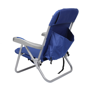 Chaise de plage pliable portable en aluminium moderne Kejie pour l'extérieur avec pare-soleil - Product Image 6