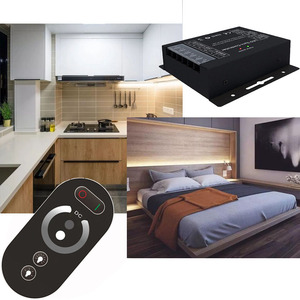 DC12V-24V RF không dây RGB LED Strip ánh sáng cảm ứng điều khiển từ xa Dimmer cho màu duy nhất CCT RGBW Băng đèn điều chỉnh độ sáng - Product Image 6