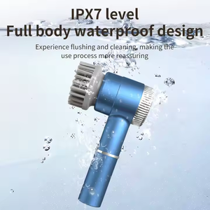 Cepillo de Limpieza Eléctrico Giratorio Automático 3 en 1 para Cocina, Cepillo para Quitar Polvo, Cepillo para Platos Portátil Ligero con Alimentación USB - Product Image 4