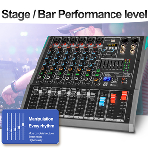Depusheng Pa6 Giá Rẻ Giá Âm Thanh Giao Diện Điều Khiển Mixer Cập Nhật 6 Kênh Loạt 48V Mini Mixer Âm Thanh Với USB Cho Bar - Product Image 3
