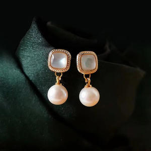 Accesorio de Plata S925 para Perlas DIY, Soporte Plano para Pendientes, Tipo Gancho para Fabricación de Joyería, Alta Calidad - Product Image 1