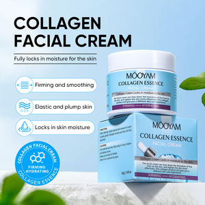 Crème pour la peau à l'essence de collagène en marque privée, hydratante, éclaircissante, réduisant les rides, rajeunissante et nourrissante, crème OEM - Product Image 2