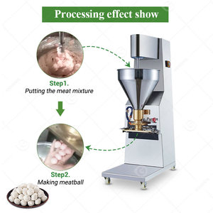 Machine de cuisson et de préparation pour la fabrication de mini-boulettes de bœuf farcies au fromage, croquettes de viande et garnitures de boulettes de viande, de production moyenne - Product Image 5