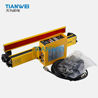 SUNKWANG SK-KCS912F Tirai Cahaya Pengaman Dua Sisi 12 Balok Jarak 20mm Tinggi Perlindungan 220mm Jarak Deteksi 0.4-4m DC24V IP65