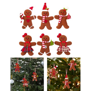 Christmas Holiday Decoration Cute Gingerbread Girl Cushion <b>Pillow</b> Soft Comfort Plush Home <b>Decor</b> <b>Pillows</b> - Product Image 3