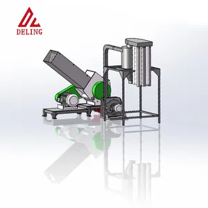 Horizontal Plastic Breaking Machine Plastic Crusher For PVC Pipe Profile Panel Board Crusher