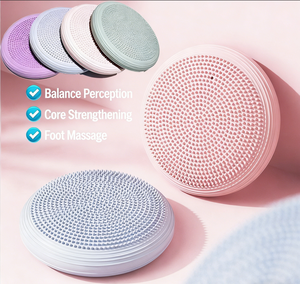 <span class=keywords><strong>Coussin</strong></span> d'équilibre de yoga en PVC, disque d'équilibre épaissi pour entraînement de force, massage des pieds, protection des chevilles, <span class=keywords><strong>coussin</strong></span> de yoga rond, coussins d'équilibre - Product Image 2