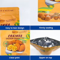 Sachet Doypack Personnalisé en Mylar Imprimé – Prix Compétitif – Sac d'Emballage Alimentaire en Plastique Thermoscellable avec Fermeture Zip pour Noix, Bonbons et Chocolats