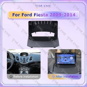 Cadre de tableau de bord de voiture Maisimei 9 pouces pour Ford <span class=keywords><strong>Fiesta</strong></span> 2009-2014, installation portable, façade en plastique pour autoradio DVD - Product Image 3
