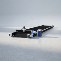Machine de découpe laser à fibre grand format pour acier inoxydable, acier au carbone, laiton, avec système CypCut intelligent, prend en charge AI/BMP/PLT