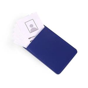 זול עור מפוצל מזהה כרטיס מחזיק, סיטונאי אנכי נשלף עסקים כרטיס שרוול, אשראי כרטיס של עובד כרטיס מקרי - Product Image 5