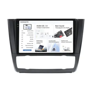 DUDUAUTO Head Unit Autoradio per auto lettore multimediale navigazione GPS Stereo Autoradio per BMW 1 serie E81 E82 E87 E88 a 2008 2012
