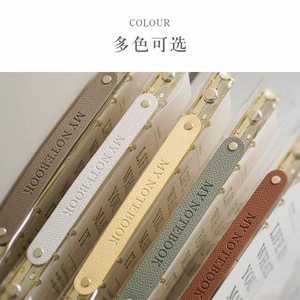 Biểu Tượng Tùy Chỉnh A5 Nhẫn Chất Kết Dính Máy Tính Xách Tay Chất Lượng Cao Trong Suốt PVC Dễ Thương Mềm Kế Hoạch Tạp Chí Nhật Ký Notepad Cho Phụ Nữ Cô Gái Trường - Product Image 3