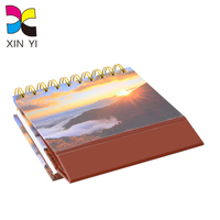 Calendrier de bureau personnalisé de petite taille avec citations inspirantes quotidiennes sur 365 jours, reliure spirale