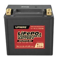 Baterai LiFePO4 High Discharge 12.8V 8Ah CCA480 LFP14B-4 untuk Sepeda Motor Listrik & Penguat Starter Mobil
