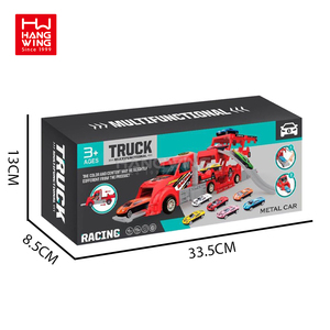 Hw 50cm pieghevole tirare indietro di inerzia contenitore di espulsione <span class=keywords><strong>camion</strong></span> con il metallo del metallo da corsa pista di Skateboard <span class=keywords><strong>giocattolo</strong></span> di parcheggio - Product Image 6