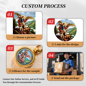 Giveluck 3D Cameo <span class=keywords><strong>St</strong></span>. <span class=keywords><strong>Joan</strong></span> của <span class=keywords><strong>ARC</strong></span> Mặt dây chuyền cứu trợ tròn Huy chương cho Lòng Can Đảm đức tin cảm hứng - Product Image 4