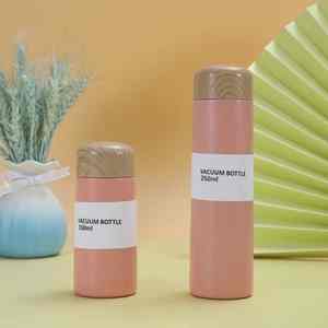 Modern Japanese-style Wood Grain Lid 304 Stainless Steel Vacuum Insulated <b>Travel</b> Thermos <b>Cup</b> - Product Image 4