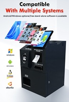 Machine Distributeur Automatique de Billets Usingwin 600 1000 Billets Dépôt et Retrait d'Espèces Mini-Épargne Machine de Paiement Libre-Service Caisse Enregistreuse Intelligente