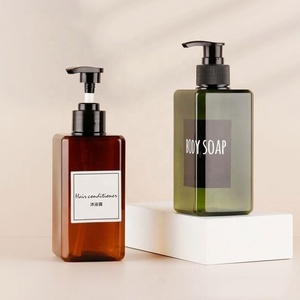 Wholesale 300ml Pet Luxury Body Lotion <b>Bottles</b> Cosmetic <b>Pump</b> Packaging Plastic <b>Shampoo</b> Shower Gel <b>Bottle</b> - Product Image 6