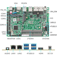 Linkleaps 3.5" SBC Intel 6e/7e génération Core I3/i5/i7 2xGbE LAN 6xRS-232/422/485 2xDDR4 32 Go de RAM 4xUSB SATA Msata Neuf