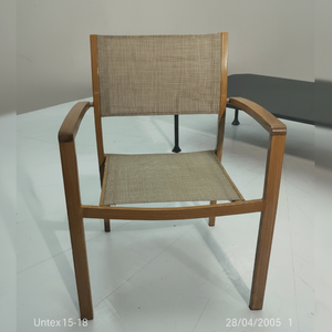 Silla individual con estructura de aluminio y textilene - Product Image 1