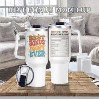 Gobelet de voyage isotherme en acier inoxydable de 40 oz avec couvercle et paille – Le meilleur cadeau « Maman Exceptionnelle » pour Filles/Fils, Anniversaire, Fête des Mères, Noël