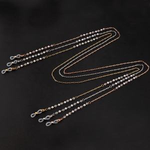 <span class=keywords><strong>Cadena</strong></span> de <span class=keywords><strong>gafas</strong></span> galvanizada al vacío de acero inoxidable transfronterizo, accesorios de joyería colgantes para el cuello antipérdida, componentes - Product Image 2