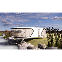 Maison capsule écologique extérieure Pod de luxe préfabriqué Autres maisons préfabriquées Maison mobile intelligente Maisons préfabriquées portables
