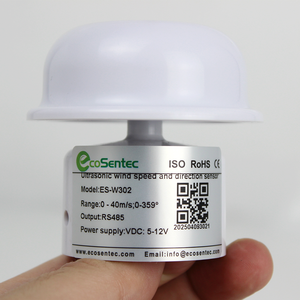 Station météo <span class=keywords><strong>portable</strong></span> IP65 0-40 m/s Rs485 Modbus, capteur ultrasonique de vent et de direction, mini anémomètre - Product Image 2