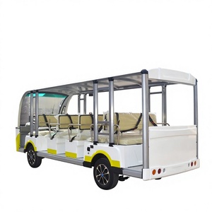 Autobús Eléctrico de Lujo para 14 Pasajeros, 5000W, para Parques y Lugares Turísticos, Modelo 4-23, Fabricado en China - Product Image 4