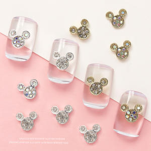 เครื่องประดับเล็บ3D อัลลอย30ชิ้นเครื่องประดับโลหะแบบทำมือน่ารั<span class=keywords><strong>ก</strong></span>รูป<span class=keywords><strong>มิ</strong></span><span class=keywords><strong>ก</strong></span><span class=keywords><strong>ก</strong></span>ี้หัวหมีประดับเพชรไข่มุก - Product Image 6