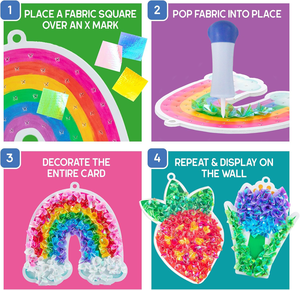 <span class=keywords><strong>Kit</strong></span> d'activités sensorielles éducatives DIY Safe Tool pour enfants : Tufting et Poke Art - Product Image 2